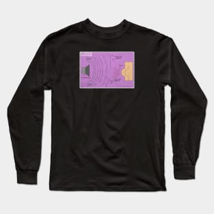 Farting in the Studio - The Jovi Effect on Soundwaves Long Sleeve T-Shirt